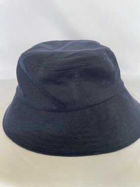 Muji Navy Linen Bucket Hat Size 55-57.5 cm